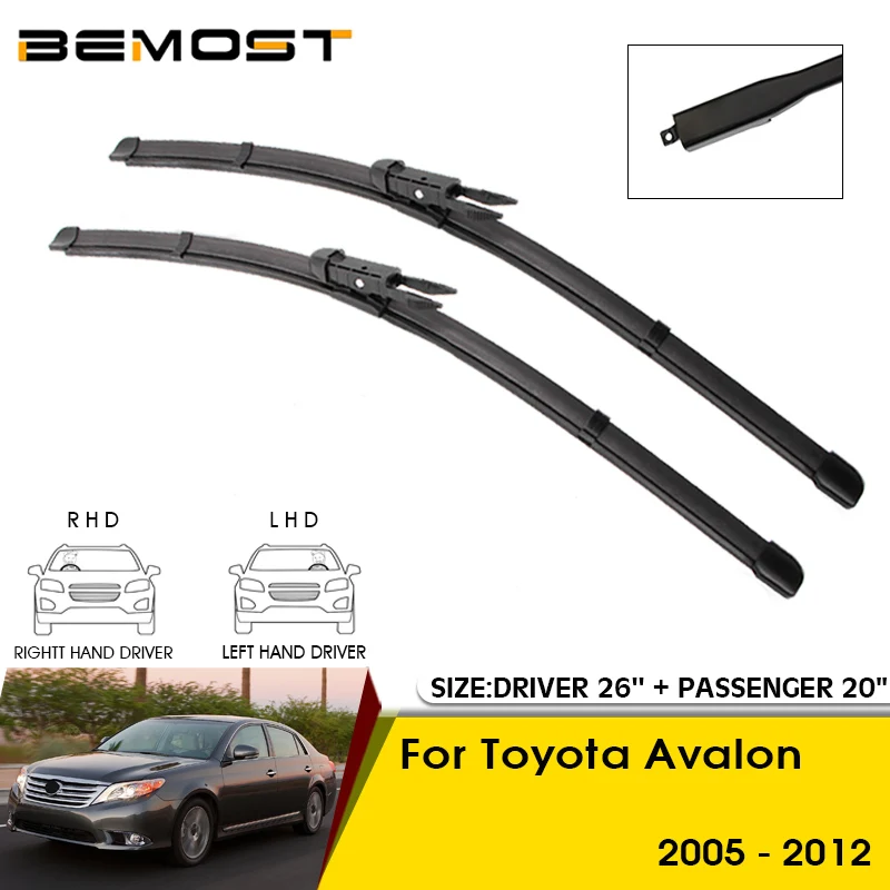 Car Wiper Blades For Toyota Avalon 2005-2012 Windshield Windscreen Front Window Blades 26