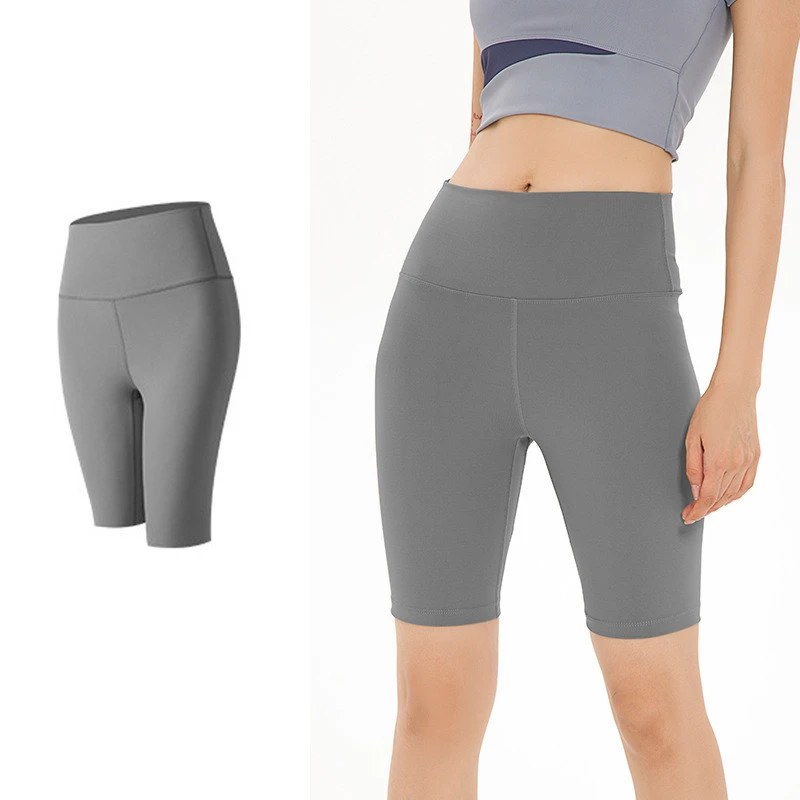 Women Sports Short Yoga Shorts High Waist Breathable Soft Fitness Tight Women Yoga Legging Shorts Cycling Athletic Gym Shorts