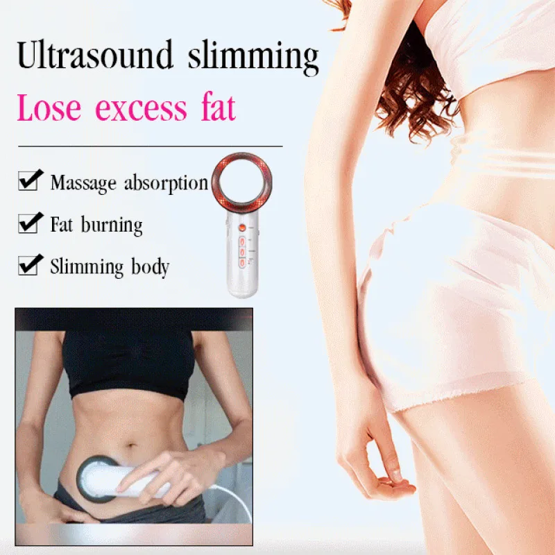 Body Sculpting and Fat Blasting Device with Ultrasonic  and Microcurrent Massage for Home Use