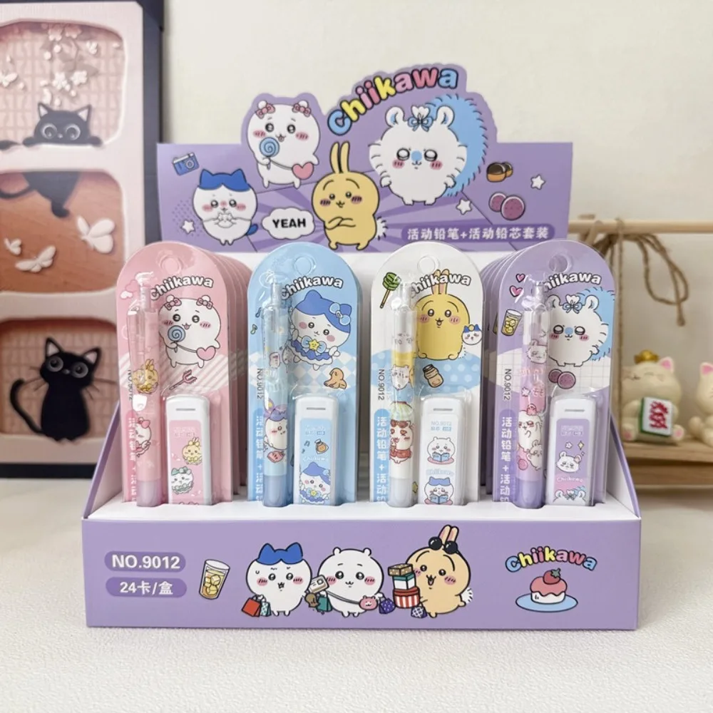 2027 Stylish Automatic Pencil Set Anime Merchandise Cute Girly Writing Lead Resistant for Students