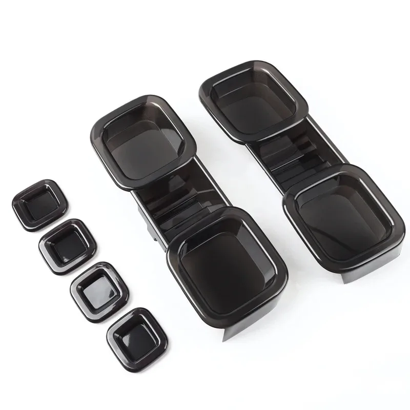 Car Tail Light Cover Brake Light Wide Indicator Cover Rear Lamp Hoods Guards Trim For Land Rover Defender 90 110 2020-2024