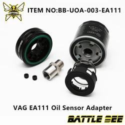 Battle bee VAG EA111 Sandwich Oil-Filter Adapter Oil temp oil pressure gauge sensor Plate for Volkswagen audi  BB-UOA-003-EA111