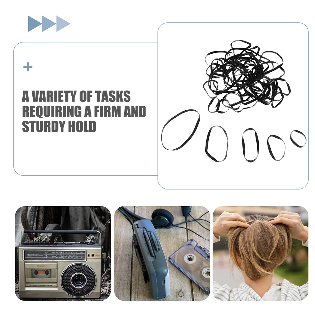 

50pcs Wide Thick Elastic Bands For Office Home Organization Craft Tools Storage Outdoor Camping Hiking