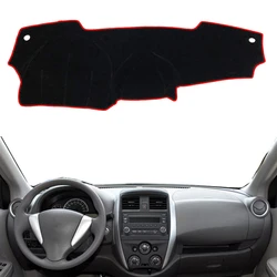 Dashboard Cover Sunshield Mat Dash Carpet Rug Protector For Nissan Almera Sunny Latio Versa Sedan 2011-2017 2018 Car Accessories