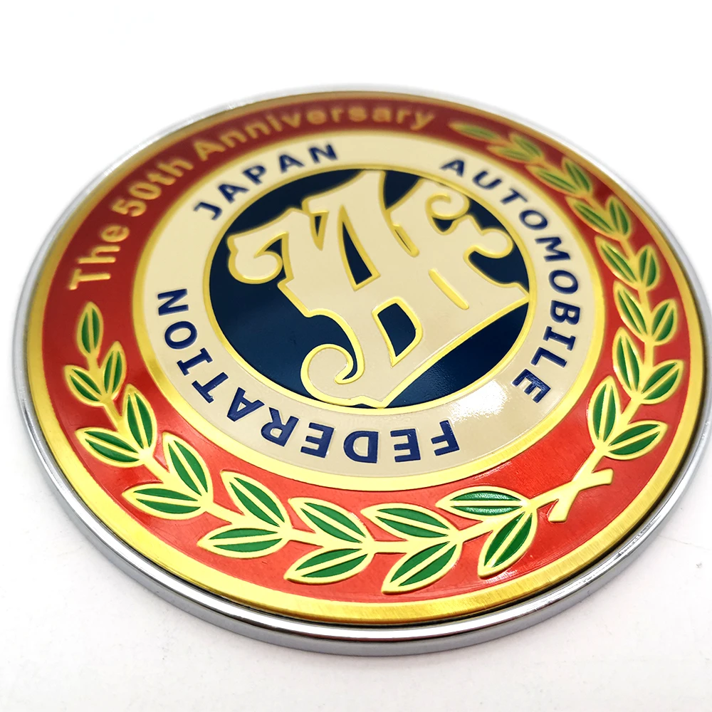 Rennmodifikation Universelles Zubehör Japan Automobile Federation Auto Frontgrill Abzeichen JAF Emblem Logo – Detail 10