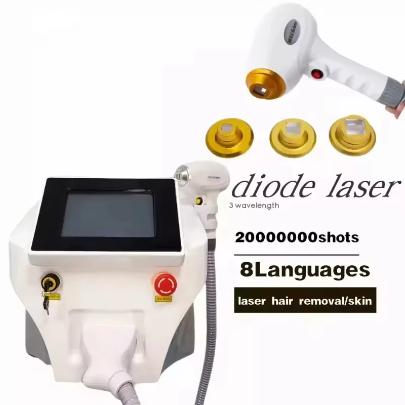

Diode Laser Hair Removal: 3-Wavelength Painless High-Quality Desktop Device For Hair Removal And Skin Rejuvenation.