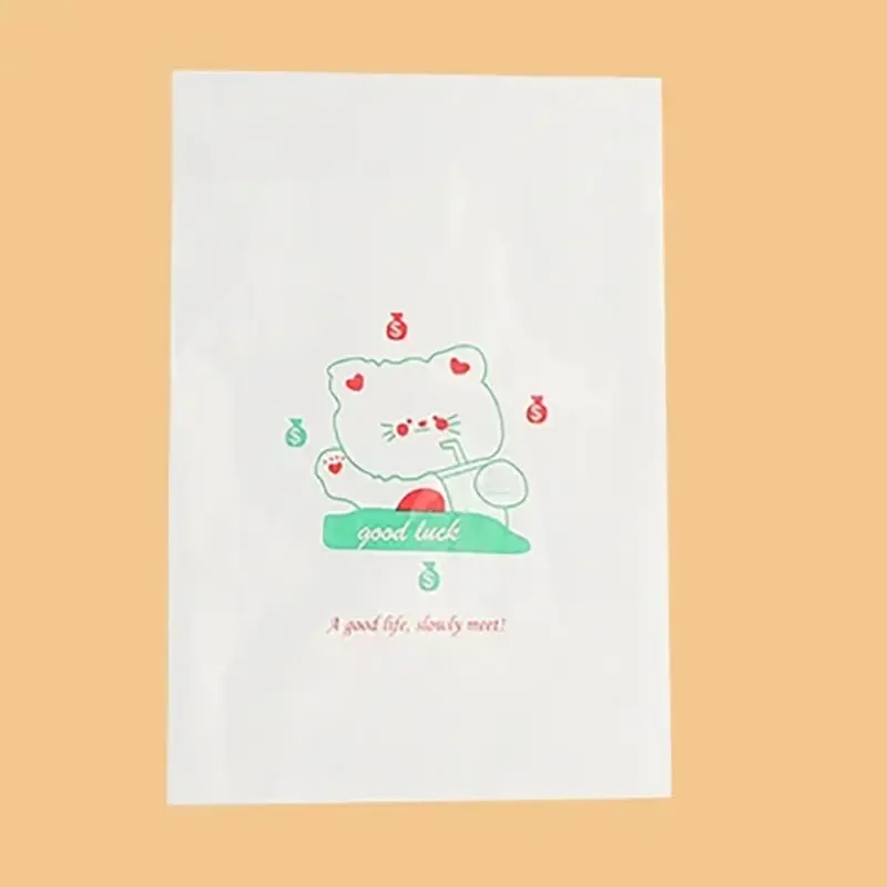 30 Stück 1 Packung Auto-Müllbeutel, Reinigungsbeutel, kann eingefügt werden, tragbar, transparente Beutel, Zuhause, Küche, Büro, Einwegbeutel, Cartoon-Muster – Detail 14