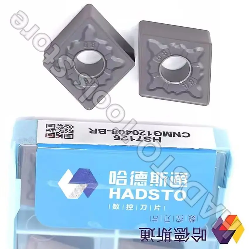 

CNMG120408-BR HS7125/CNMG120412-BR HS7125 HADSTO CNC blade carbide inserts Turning inserts For Steel, Stainless steel, Cast iron