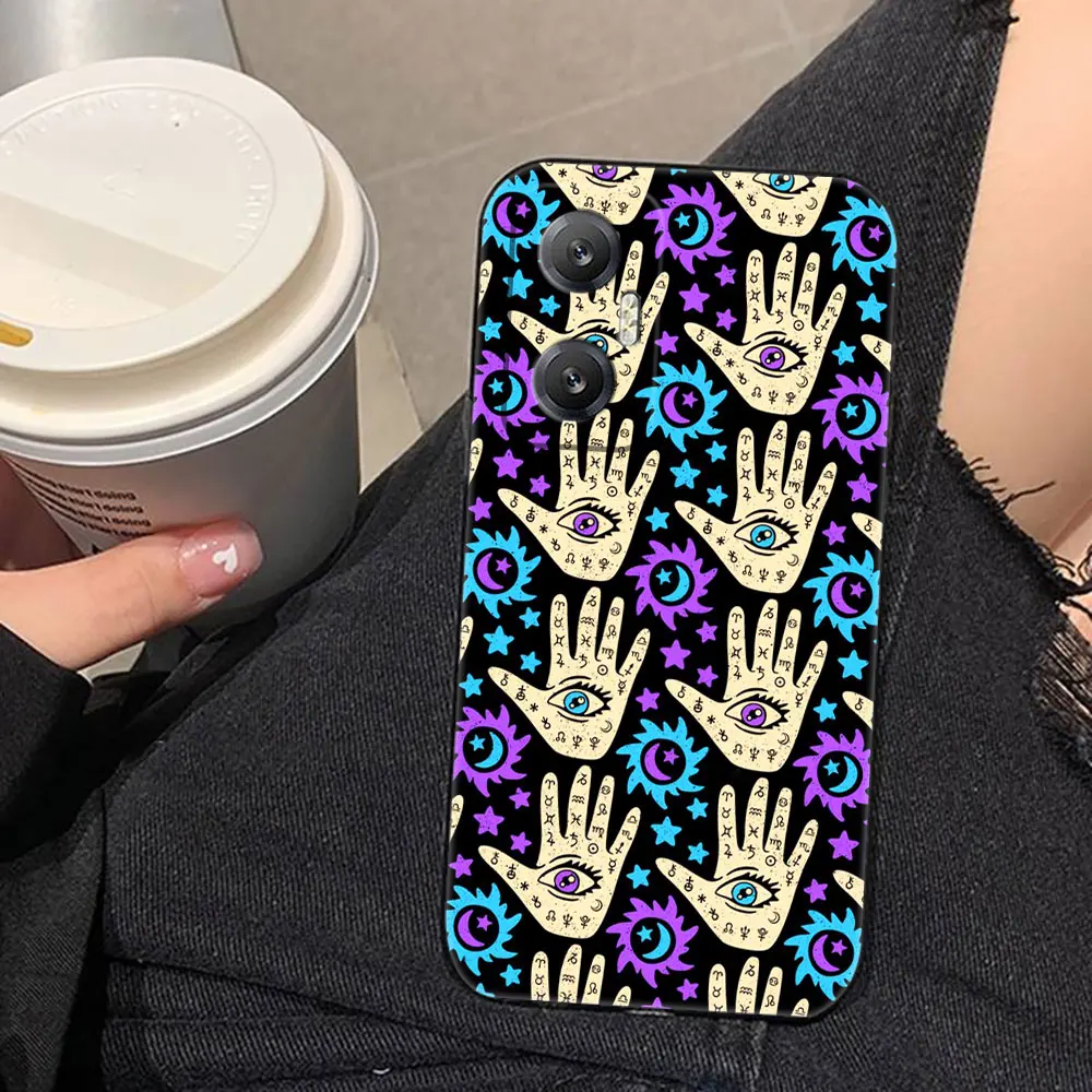 Lucky Scary Eyes Phone Case For Infinix ZERO TECNO CAMON SPARK 20 30 30S 40 POVA 5 6 7 POP SMAR 8 9 10 DIY Case Shell Cover
