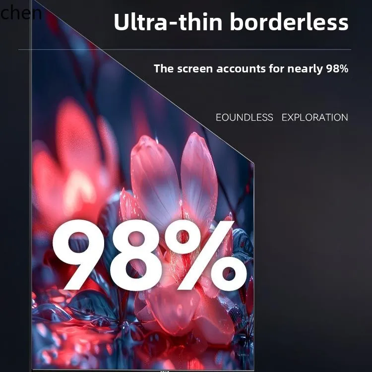 Telewizor LXC bezramkowy pełnoekranowy WIFI 75 głosowy 85 wysokiej rozdzielczości 4k wyświetlacz LCD