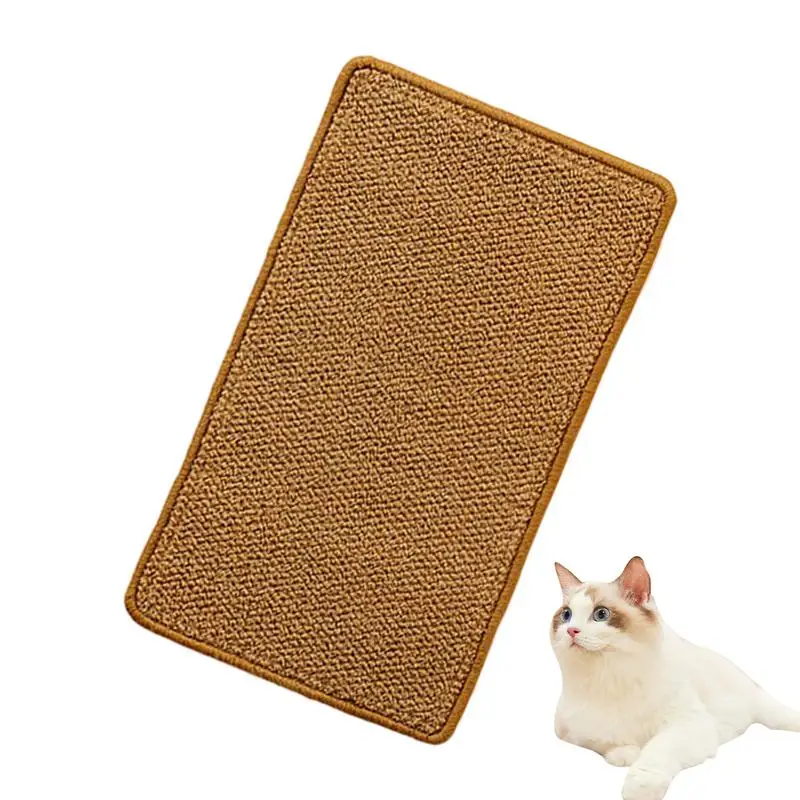 Scratchers For Indoor Cats Indoor Cat Claw Grinder Mat Back Adhesive Claw Sharpening Cat Toy For Couch Carpet Sofa And Other