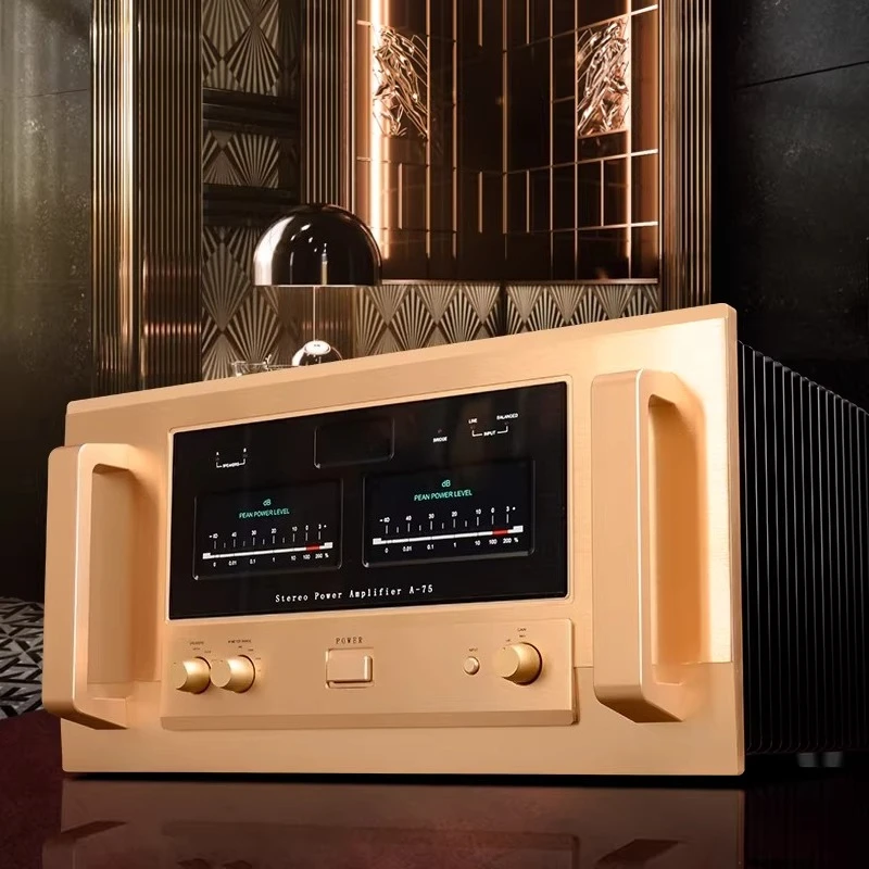 

220V Damping Coefficient 1000 Maximum Power A-75 Pure Class A Golden Voice HIFI Amplifier Voltage Consumption