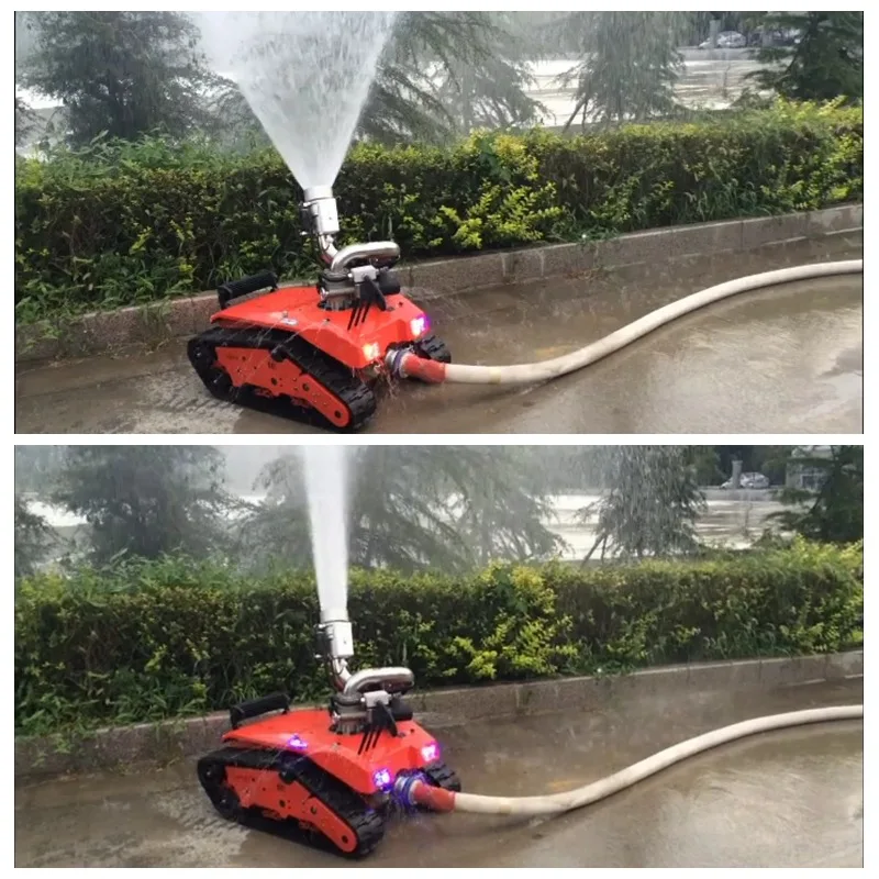 Develop wireless control, intelligent industrial fire fighting robots, and fire fighting robots