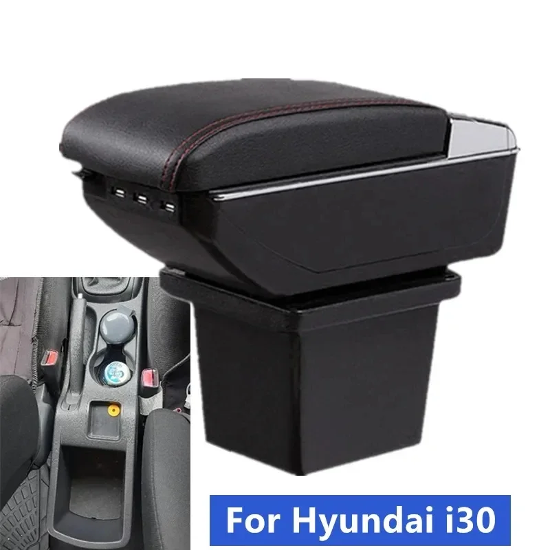 

NEW For Hyundai I30 Armrest Box for Hyundai Elantra Touring I30 FD I30cw 2007 to 2011 Storage box USB Car Accessories