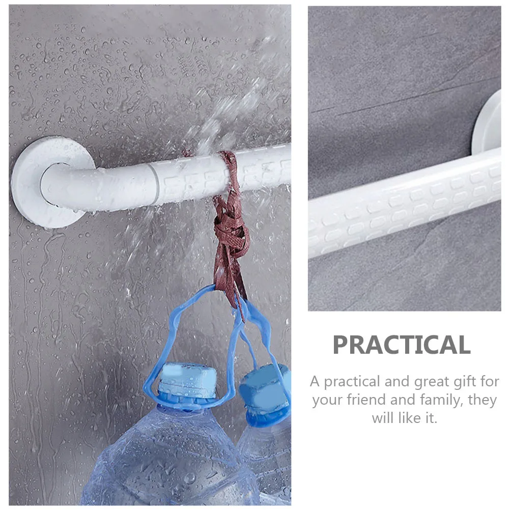 Поручень для ванной комнаты, противоскользящая ручка для душа с многофункциональным подлокотником для пожилых людей, безопасная опора для унитаза с ограниченными возможностями