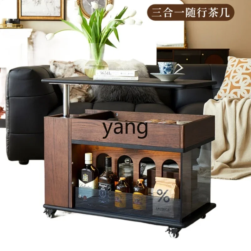 

cx retro mobile solid wood sofa side cabinet living room locker