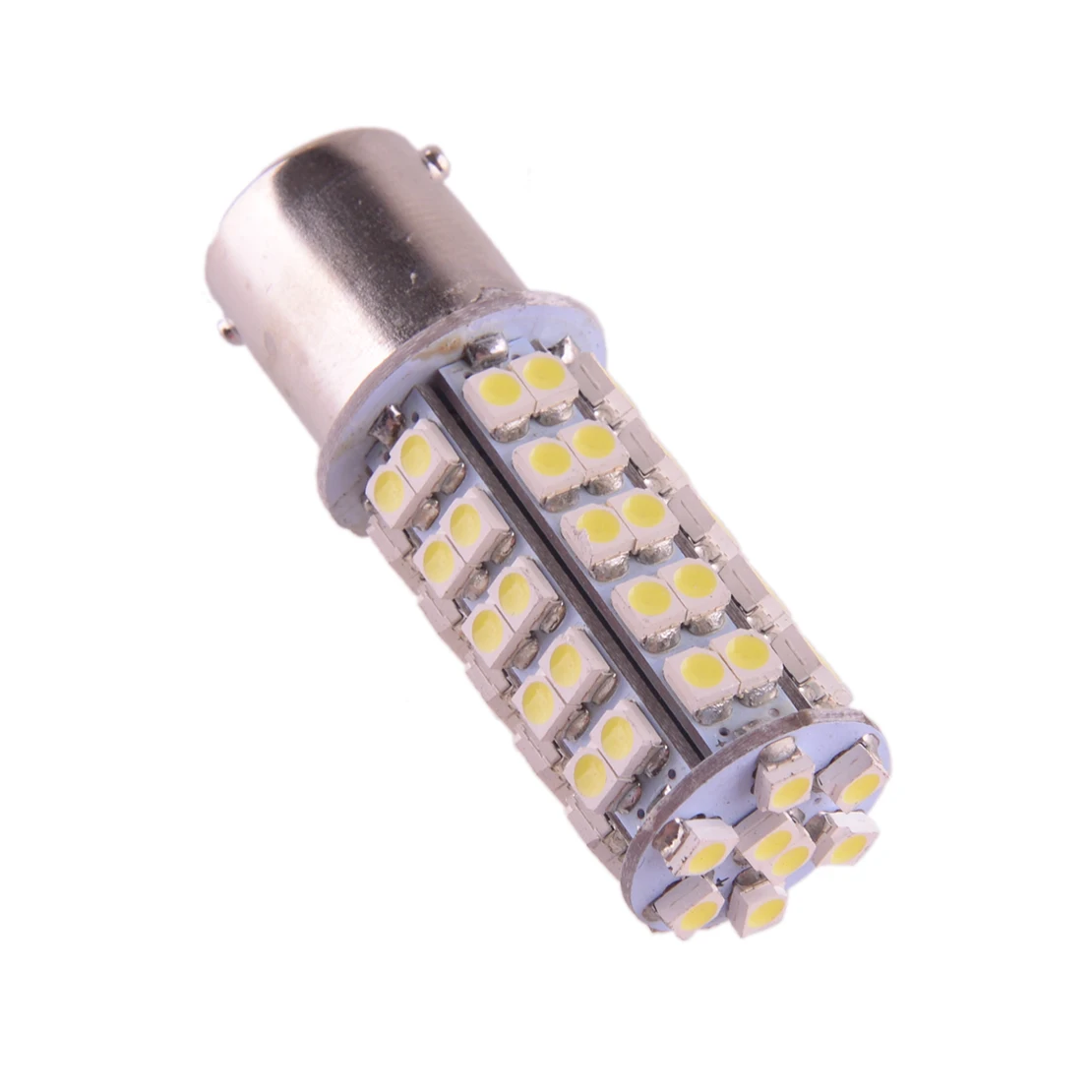 10Pcs Cool White 1156 BA15S 1073 1093 1129 SMD LED Interior Brake Stop Light Bulb 12V For RV Camper Trailer Motorcycle 3528 Chip