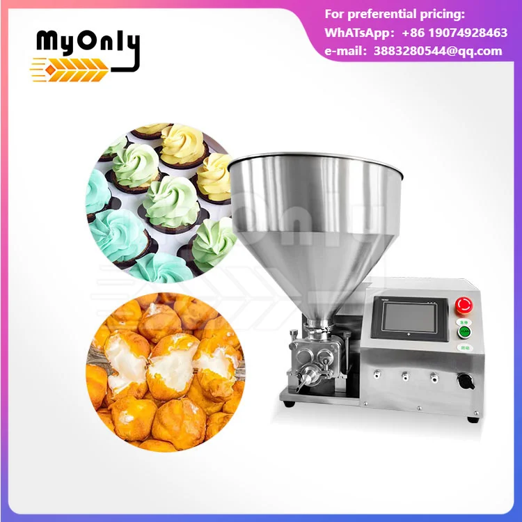 MY Manual Puff Bread Jelly Donut Jam Filler Cake Fill Injector Inject Chocolate Machine Cream Depositor
