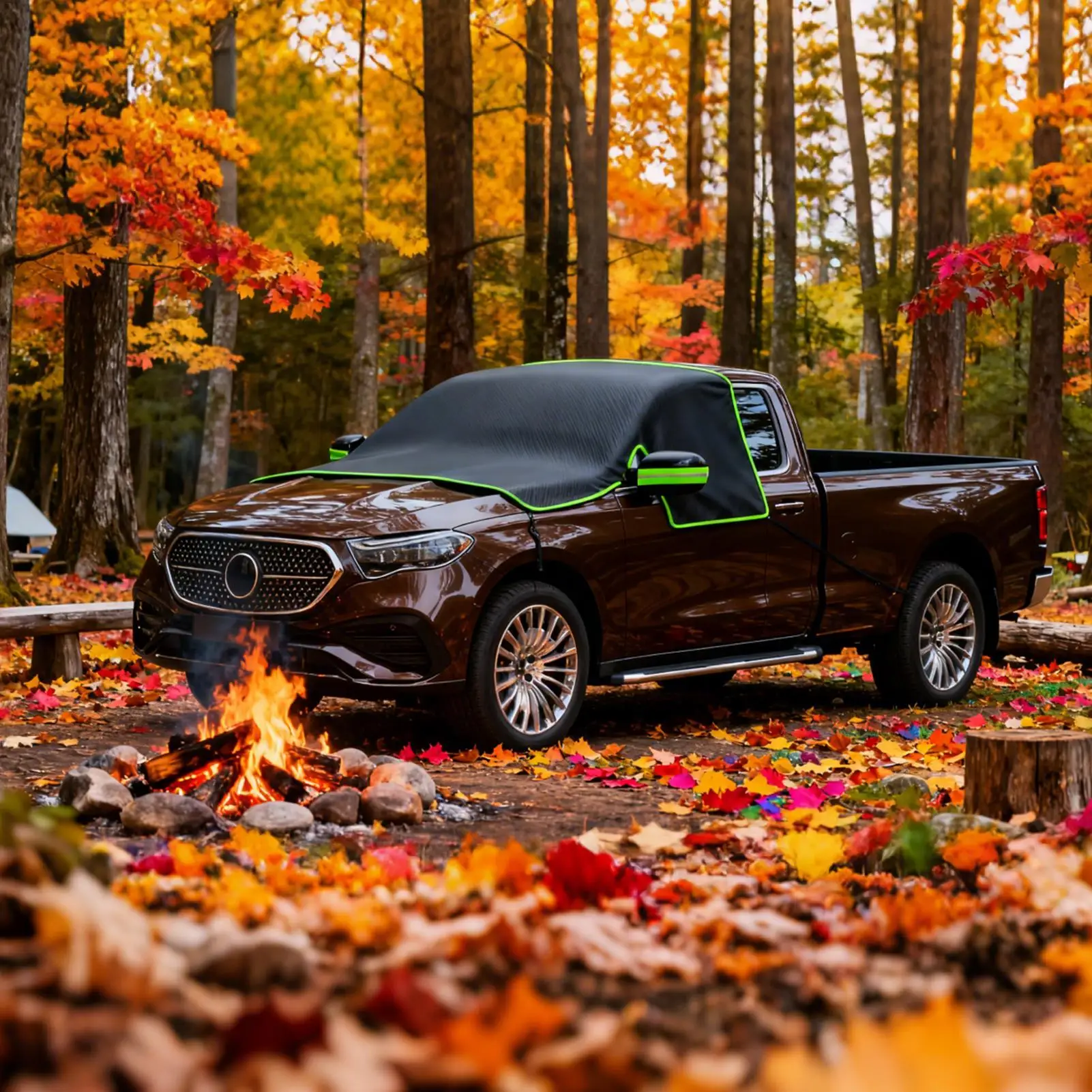 

Winter Windshield Covers All-Weather Waterproof Heavy Duty Auto Sunshade Snow Ice Windshield Cover For Car SUV Trucks Pickup