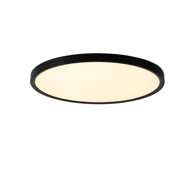 Modern simple bedroom ceiling light, Italian minimalist ultra-thin sticker top round full light