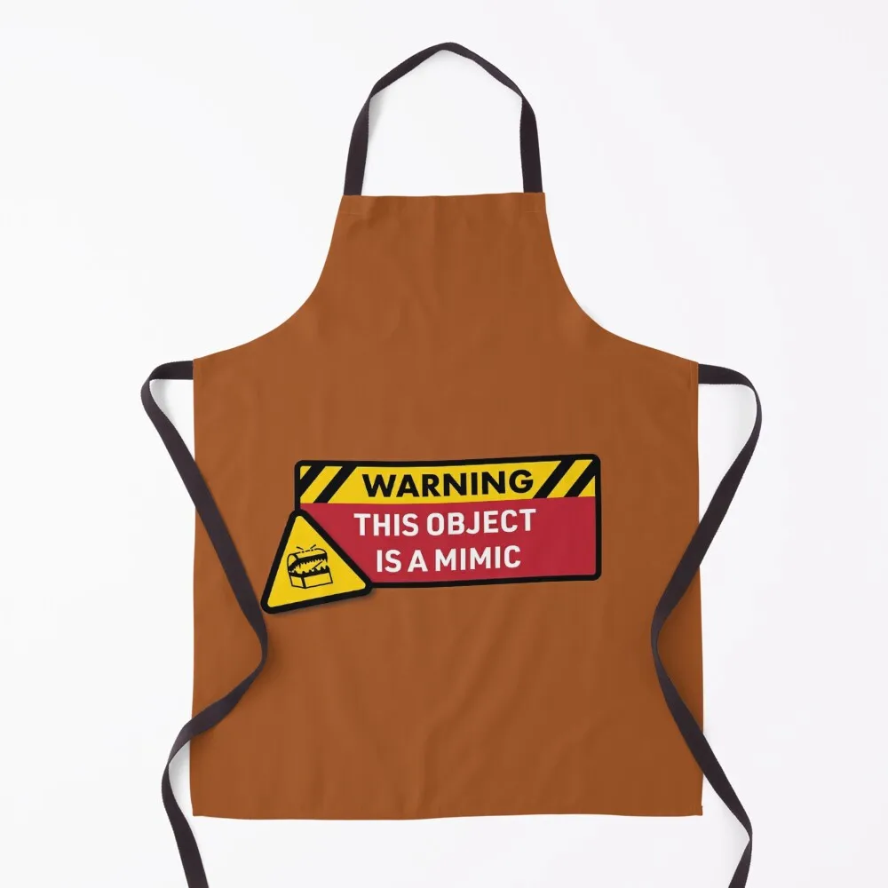 

Warning: This Object is a Mimic (DnD) Apron Things For The Kitchen professional hairdressing waterproof for women Apron