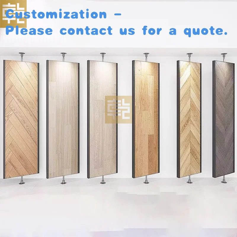 

custom.Rotating 600 Shelf Display Rack Wood Flooring Sliding Ceramic Granite Stand Retail Showcases Tile Showroom Displa