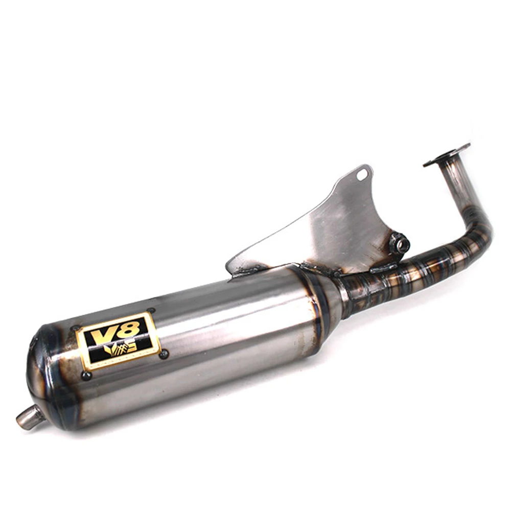

Motorcycle V8 exhaust pipe Racing Full Exhaust System for V8 BWS V8 ZX V8 JOG V8 DIODIO90 RR DIO 26AA ZX 26AA
