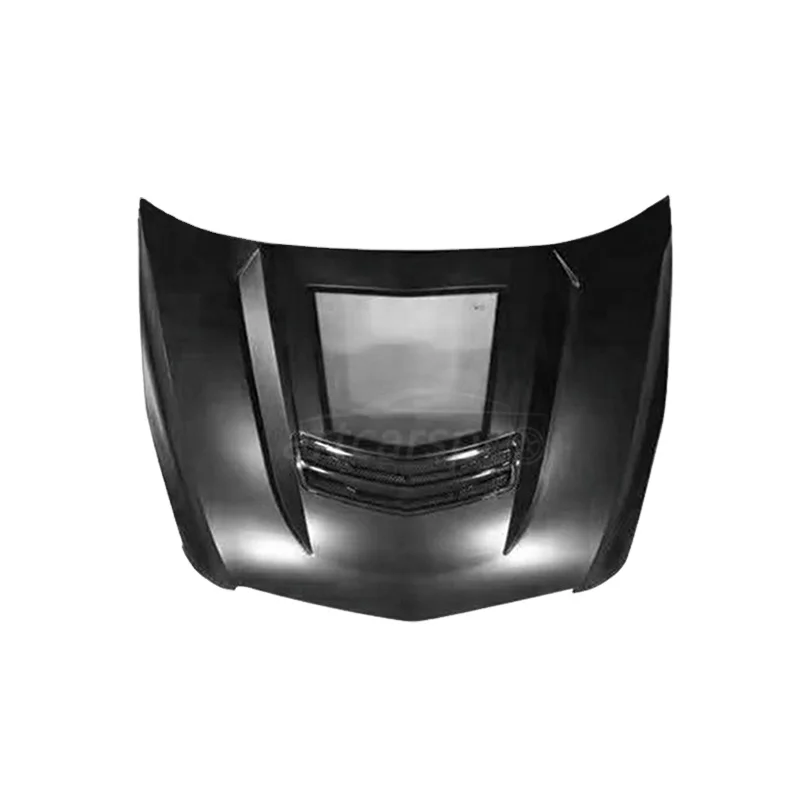 Car Parts Front Bumper Engine Hood Car Bonnet ATS III Body Kit With Hood ATS-V Bumper For Cadillac