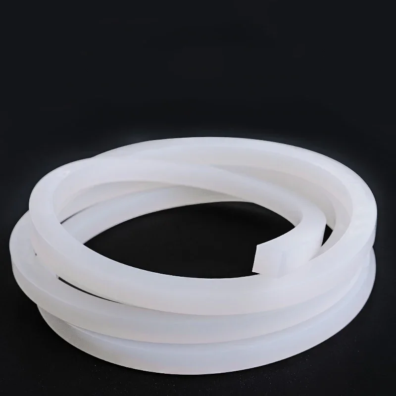 High Temperature Resistant Solid Silicone Rubber Sealing Strip Silicone Square Strip Resistant Anti-slip Waterproof