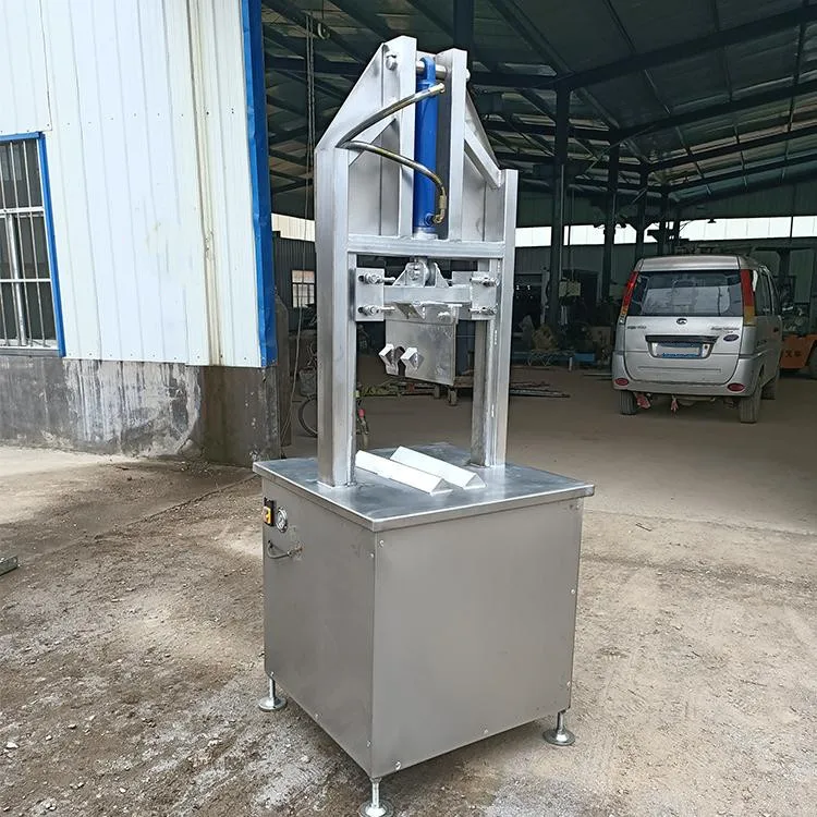 Pig Head Splitting Machine Cow Cattle Head Cutting Equipment Slaughter Splitting Machine New Product Silver 1 Set