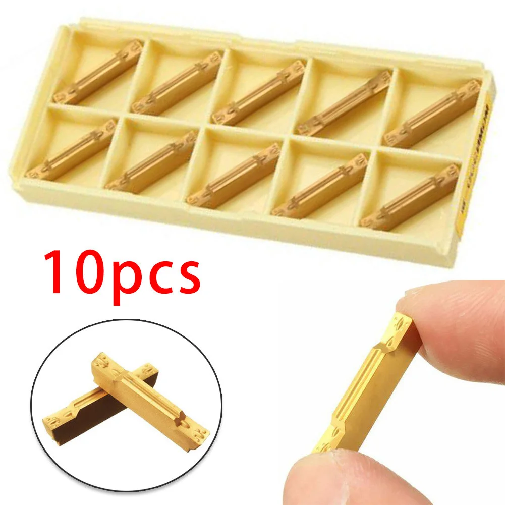 

Efficient 10pcs MGMN300M Carbide Inserts Designed for MGEHRMGIVR Grooving Cutoff Perfect Choice for Metal and Plastic Parts