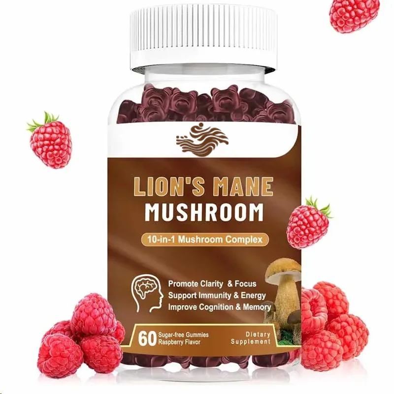 10 Organic Mushroom Compounds 3300mg - Lion Mane Contains Mushroom, Lingzhi, Turkey Tail, Chaga To Support Immunity