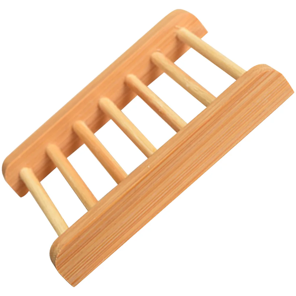 

Wooden Soap Holder Natural Look Ventilated Soap Tray for Bathroom Kitchen Shower Rack Shampoo Bar Holder for Shower