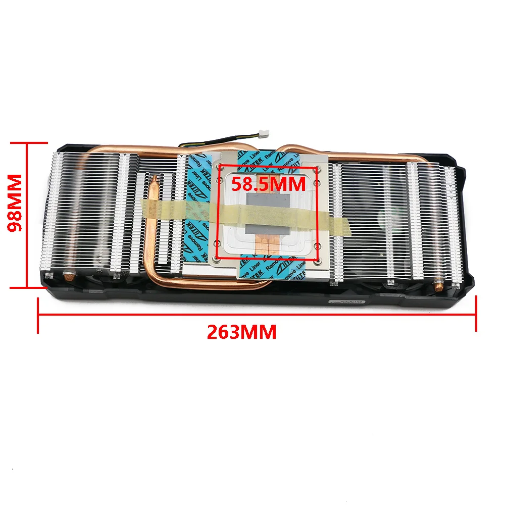 Imagem -05 - Dissipador de Calor da Placa Gráfica Original Dissipador Original Apto para Zotac Geforce Rtx 2060 Super Thunderbolt oc ha Novo