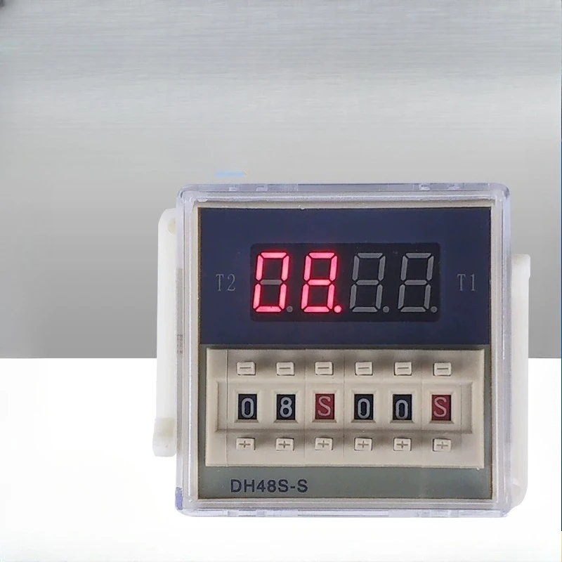DH48S Time Relay, Industrial Timer Delay Control Switch, 220V 380V Automatic Cycle Timing Relay