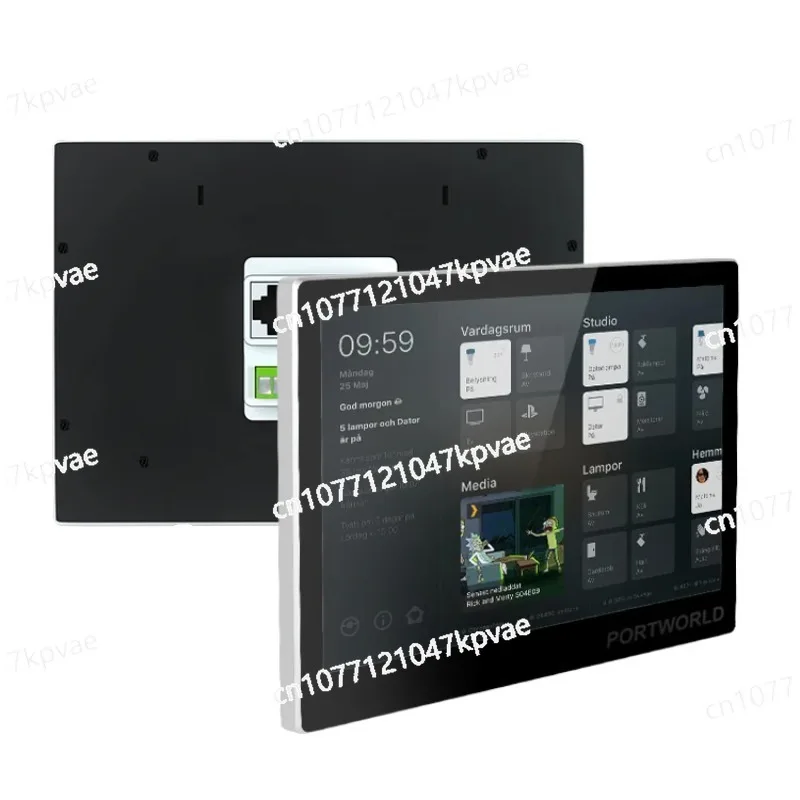 YC-SM10P Smart Home Automation 10 Inch IPS Touch Screen Landscape Display Android AIO POE Tablet Inwall Mount