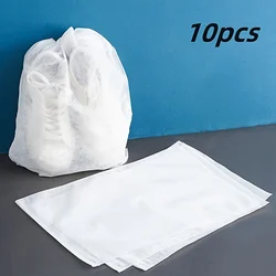 10pcs non-woven shoe bags,drawstring storage bags,binding openings,dust-proof and yellow-proof dry bags to better maintain shoes