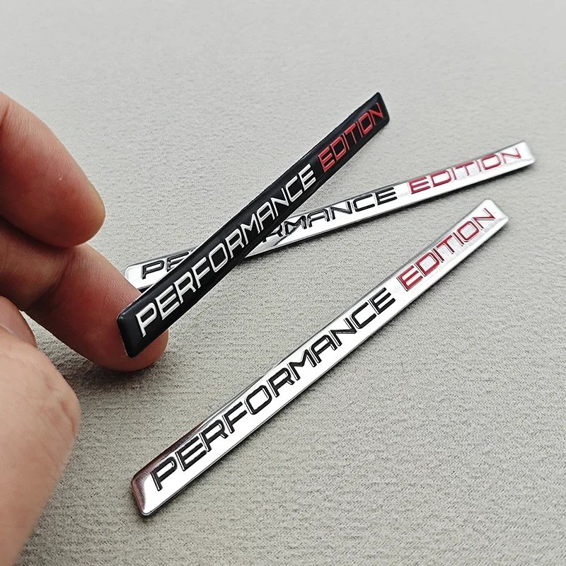 2pcs 3D Aluminum Auto Motorcycle Sticker Logo Performance Edition Decal For BMW Suzuki Kawasaki Yamaha Aprilia Ducati Accessorie
