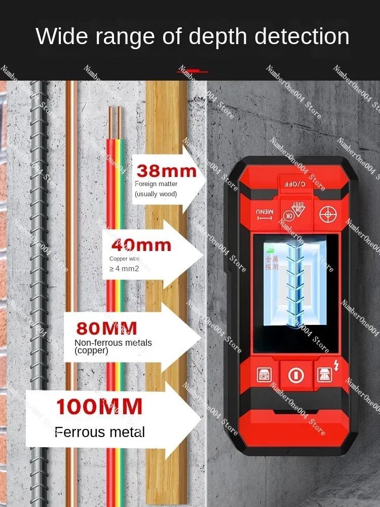 Applicable to Wall detector Multi-functional steel bar metal dark line scanning instrument for wire in concrete bearing wall