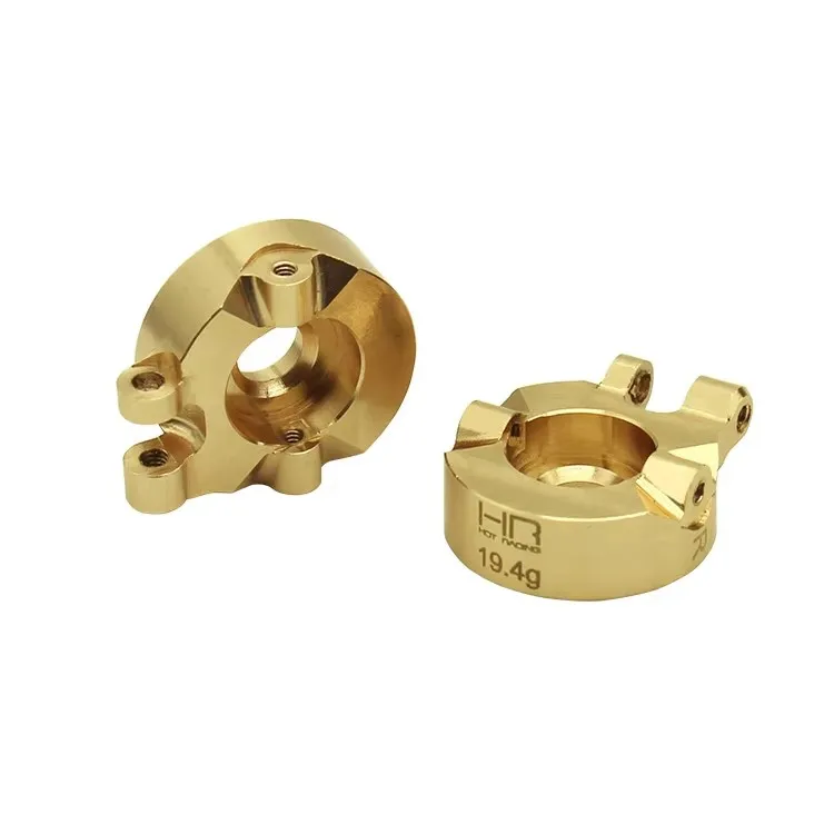 Hot Racing heavy duty brass TRX 1/18 front steering bearing knuckles (steering blocks) for TRA TRX4 1/18