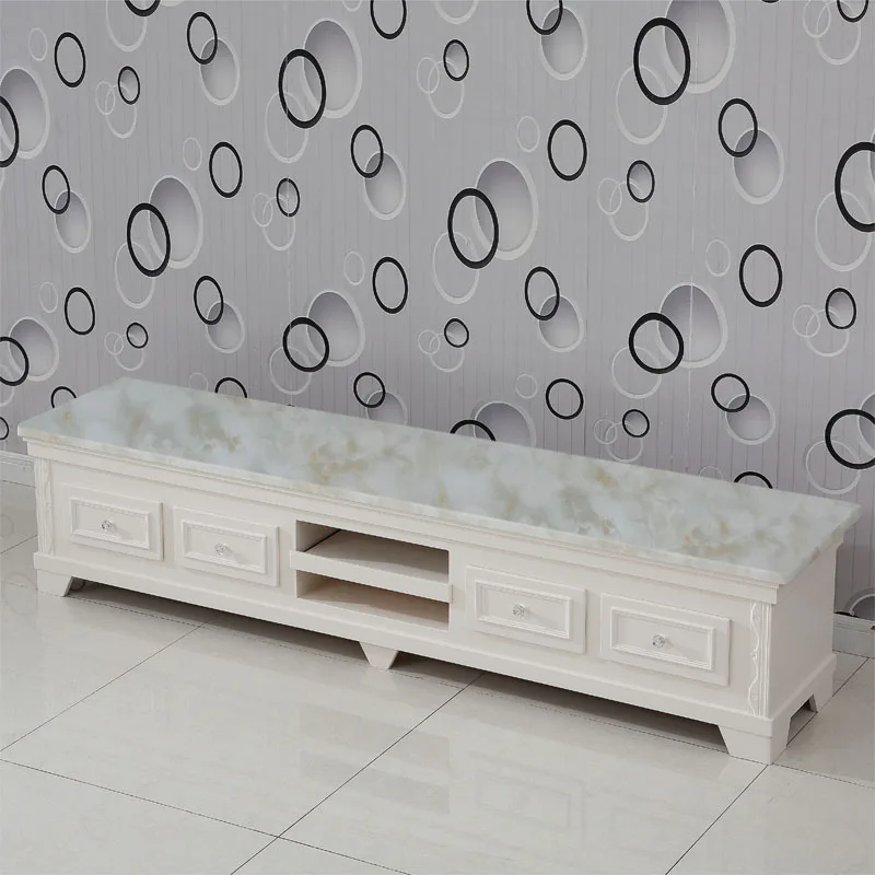 New Chinese style fire stone Kung Fu coffee table TV cabinet combination New European small apartment marble floor cabinet livin