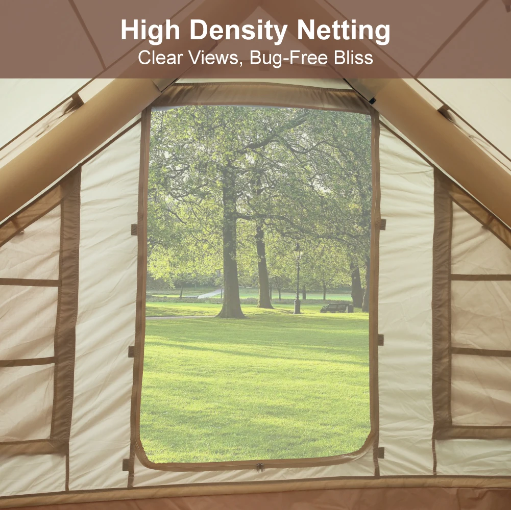Newly Large  Tunnel Camping Tent Air Tube Outdoor Tent For Group And Family Outdoor Camping