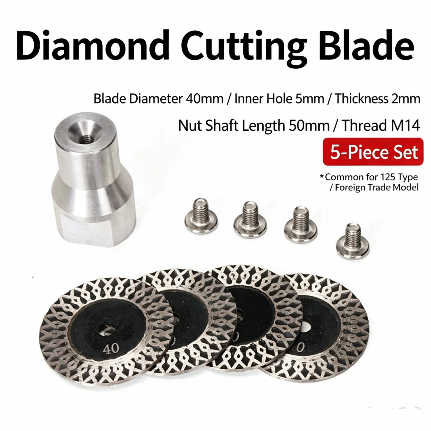 ใบเลื่อยตัดเพชรขนาดเล็ก 40 มม. - Angle Grinder Diamond Blade Concrete บทวิจารณ์และราคา
