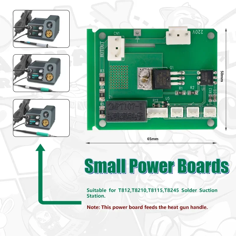 DC 24V Solder Station Power Supply For T858 And Control Board For T812 T810 T815  Models Electronic Component Solder Station