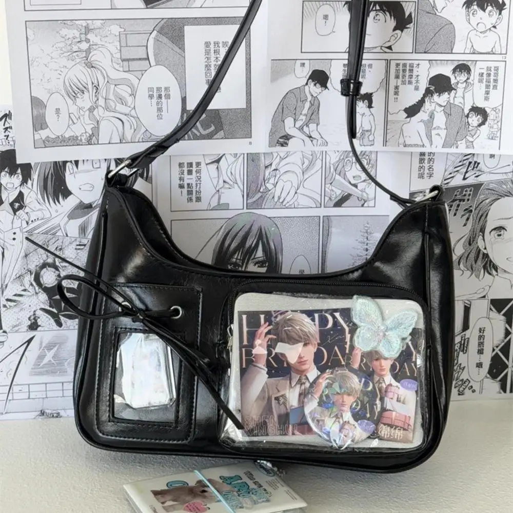 

Y2K Harajuku Ita Bags Transparent PVC Doll Anime Display Messenger Bags Sweet School Crossbody Bag Fashion Handbag Girl Gifts