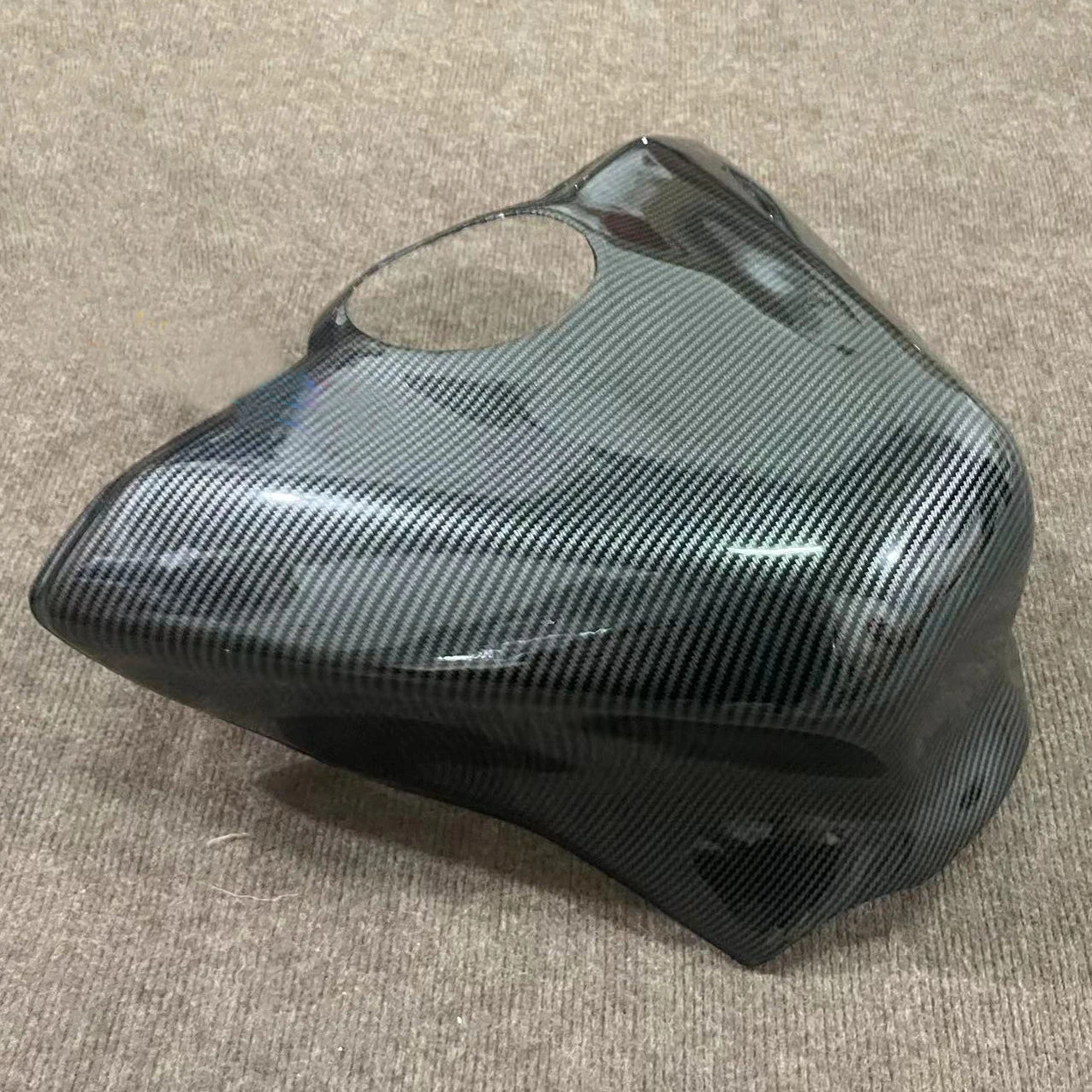 Motorcycle Carbon Fiber Oil Fuel Gas Tank Cover Guard Protector Fairing For Yamaha YZF R1 2015-2020 2021 2022 YZFR1 Accessories