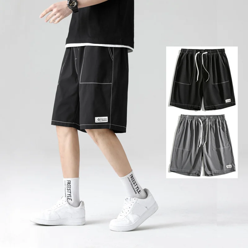 Summer Street Fashion Men\'s Casual Shorts Loose Sports Pants Y2K Designer Clothing Hip-hop Streetwear Cargo Shorts