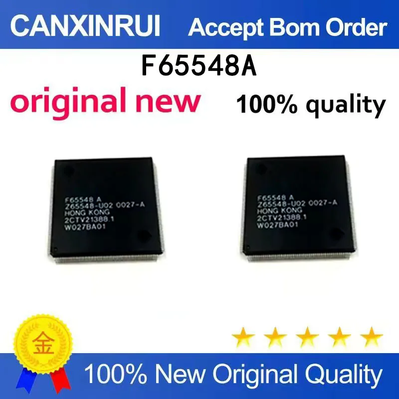 (5pcs-100pcs）A brand new stock with a starting price of F65548 silk screen: F655481 packaged QFP208