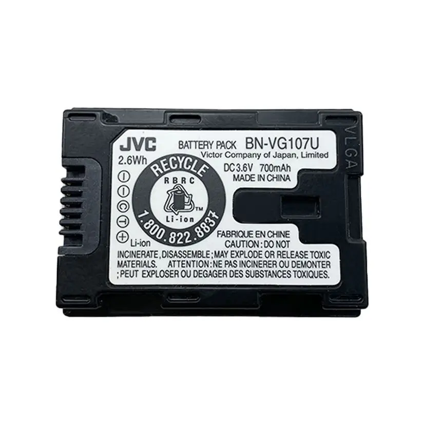 BN-VG107U 3.6V 700mAh 2.6Wh Camera Battery Pack