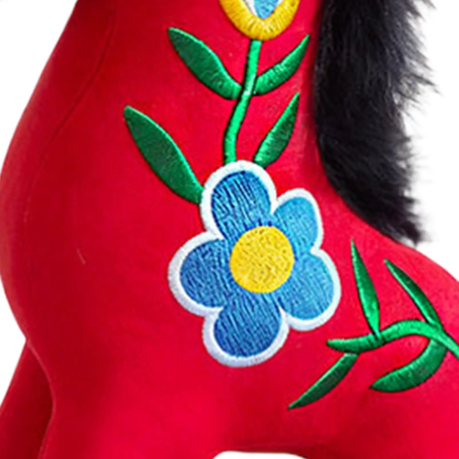 23cm 幸運の中国の干支馬 2026年馬年マスコットぬいぐるみ かわいい人形 馬のぬいぐるみ 精巧なポニーのおもちゃ 祭りの贈り物